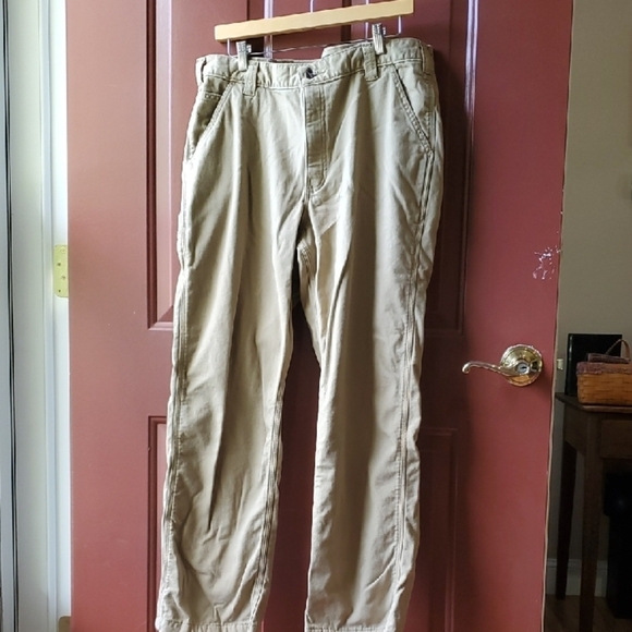 Carhartt Tan Chinos Relaxed Fit Work Wear - Picture 1 of 9